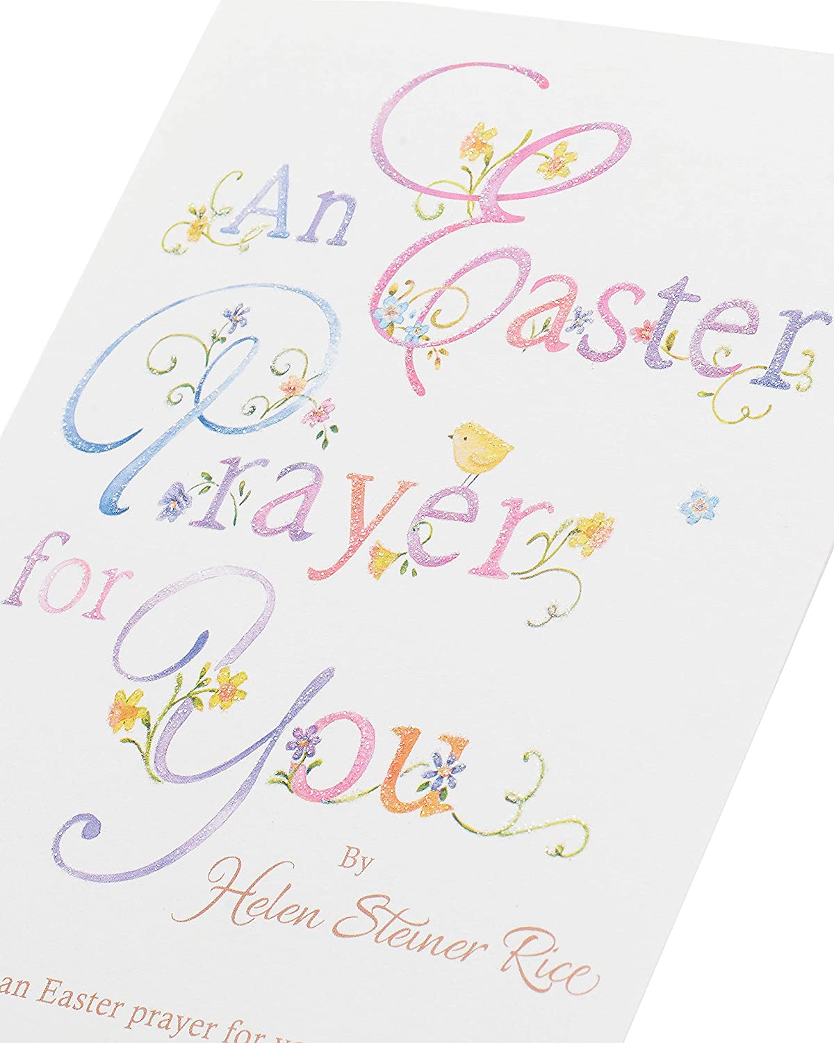 An Easter Prayer for You Sentimental Message Finished Easter Card