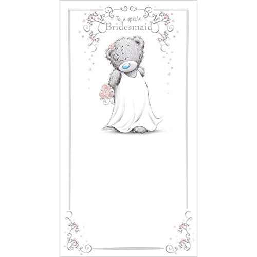 To Bridesmaid Adorable Me to You Tatty Teddy Wedding New Greetings Card