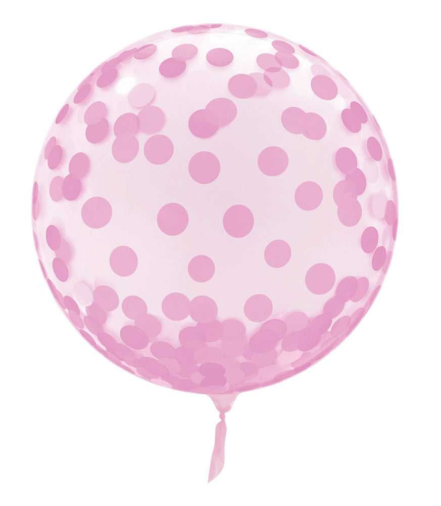 Pink Spotted 18" Vortex Balloon