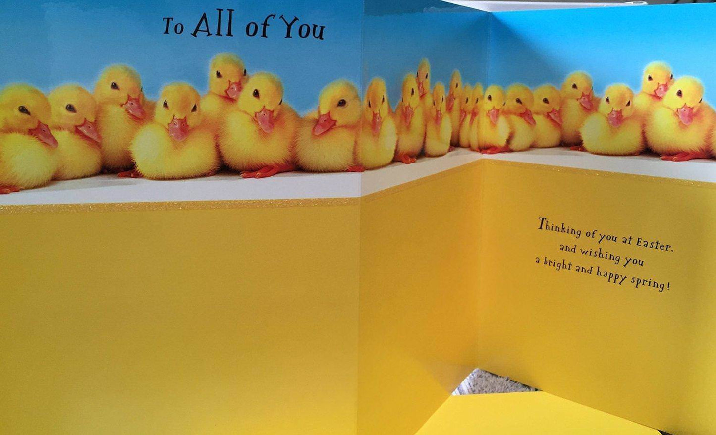 Easter Chicks All of You, Easter Greeting Card