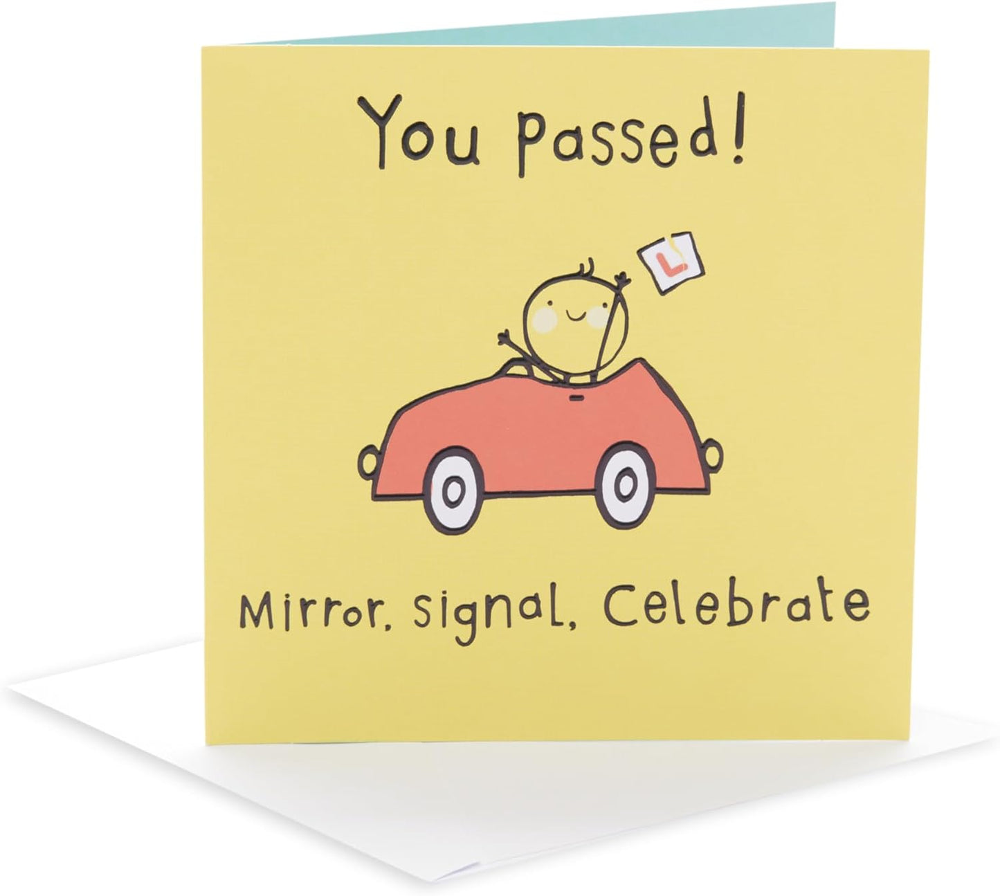 Mirror Signal Celebrate Design Passed Your Driving Test Card