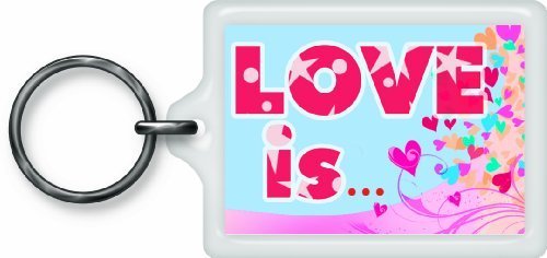 Love is.. Sentimental Keyring- Birthday Christmas Gift