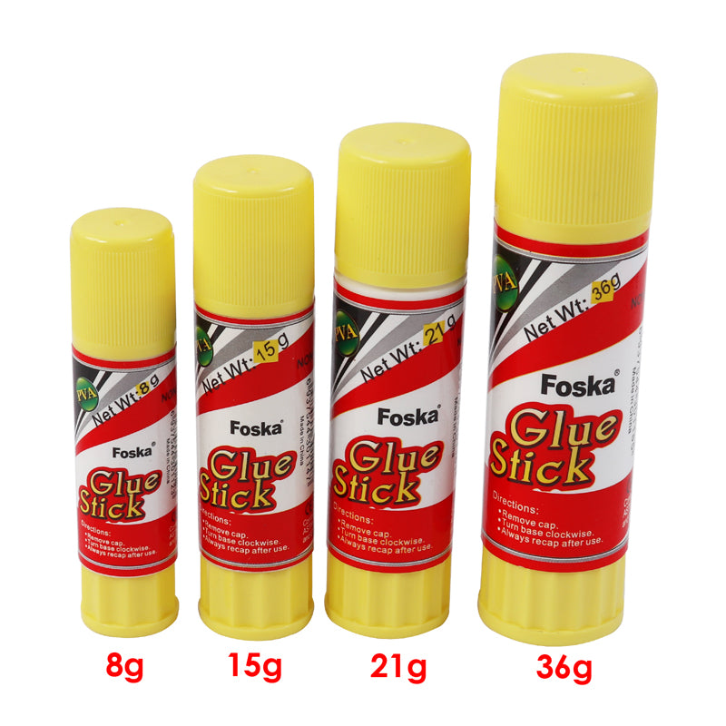 Box of 24 PVA Adhesive Glue Sticks 21g