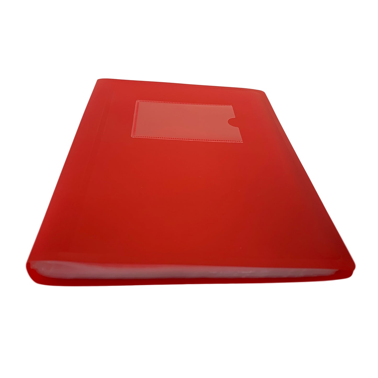 A5 Red Flexible Cover 100 Pocket Display Book