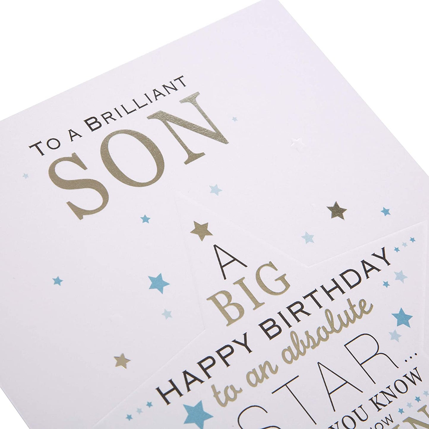 Son Birthday Card 'A Big Star'