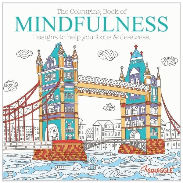 Single 21x21cm Mindfulness Colouring Book