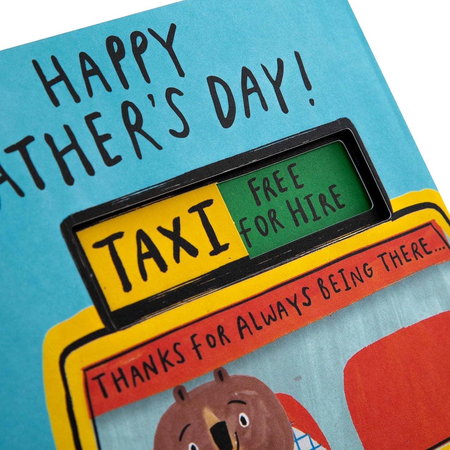 Funny Taxi Service Design Father's Day Card