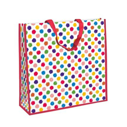 Multispots Jumbo Square PP Woven Gift Bag