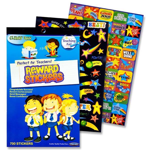 Book of 700+ Teachers Reward Stickers by Clever Kidz