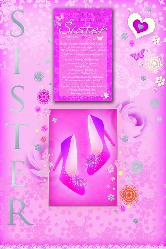 You're Such a Wonderful Sister Keepsake Treasures Birthday Card