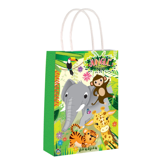 Pack of 24 Jungle Party Bags with Handles