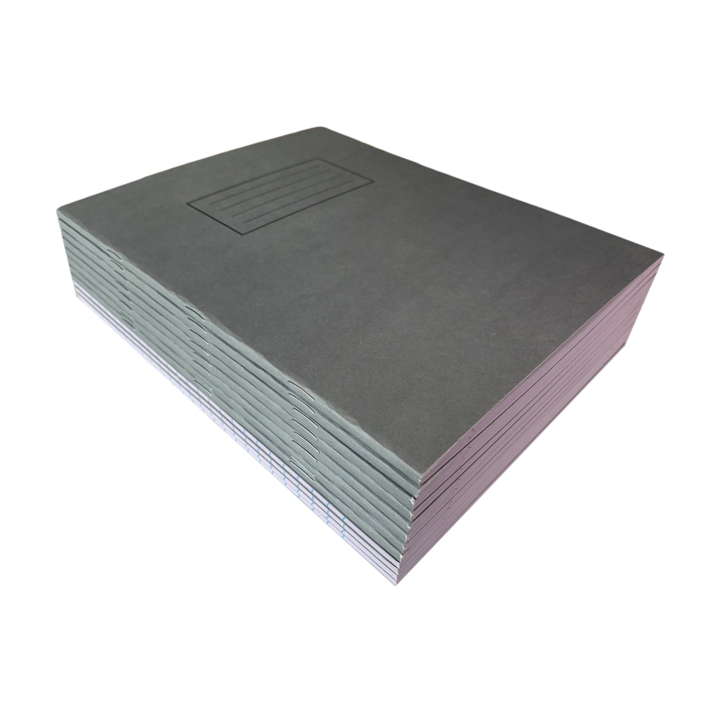 Janrax 9x7" Grey 80 Pages Feint and Ruled Exercise Book