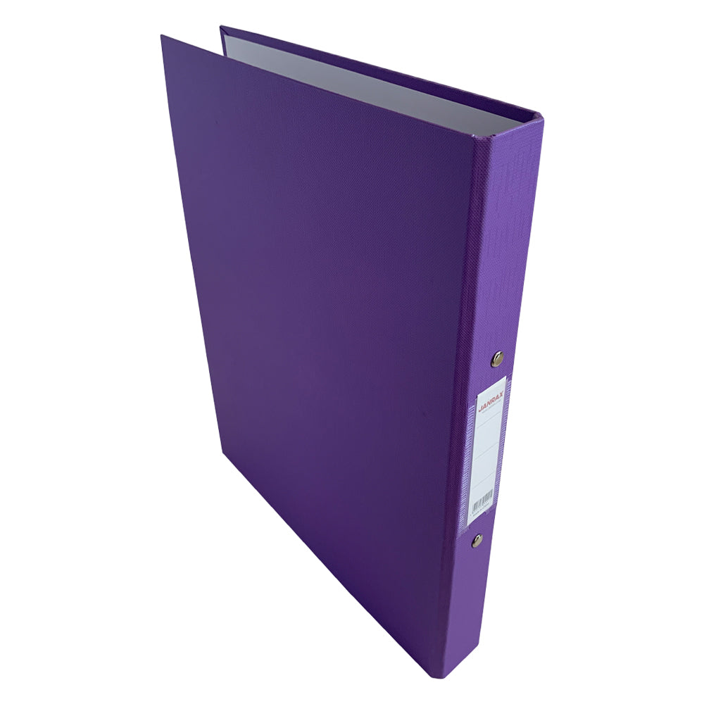 A4 Purple Paper Over Board Ring Binder by Janrax