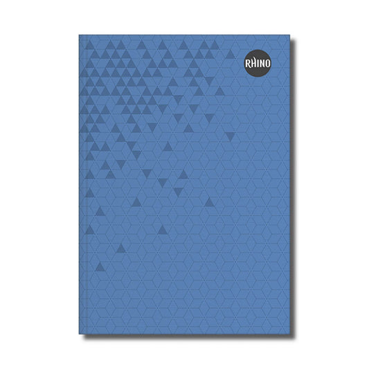 Rhino A4 Casebound 192 Page Blue 8mm Lined Hardback Notebook