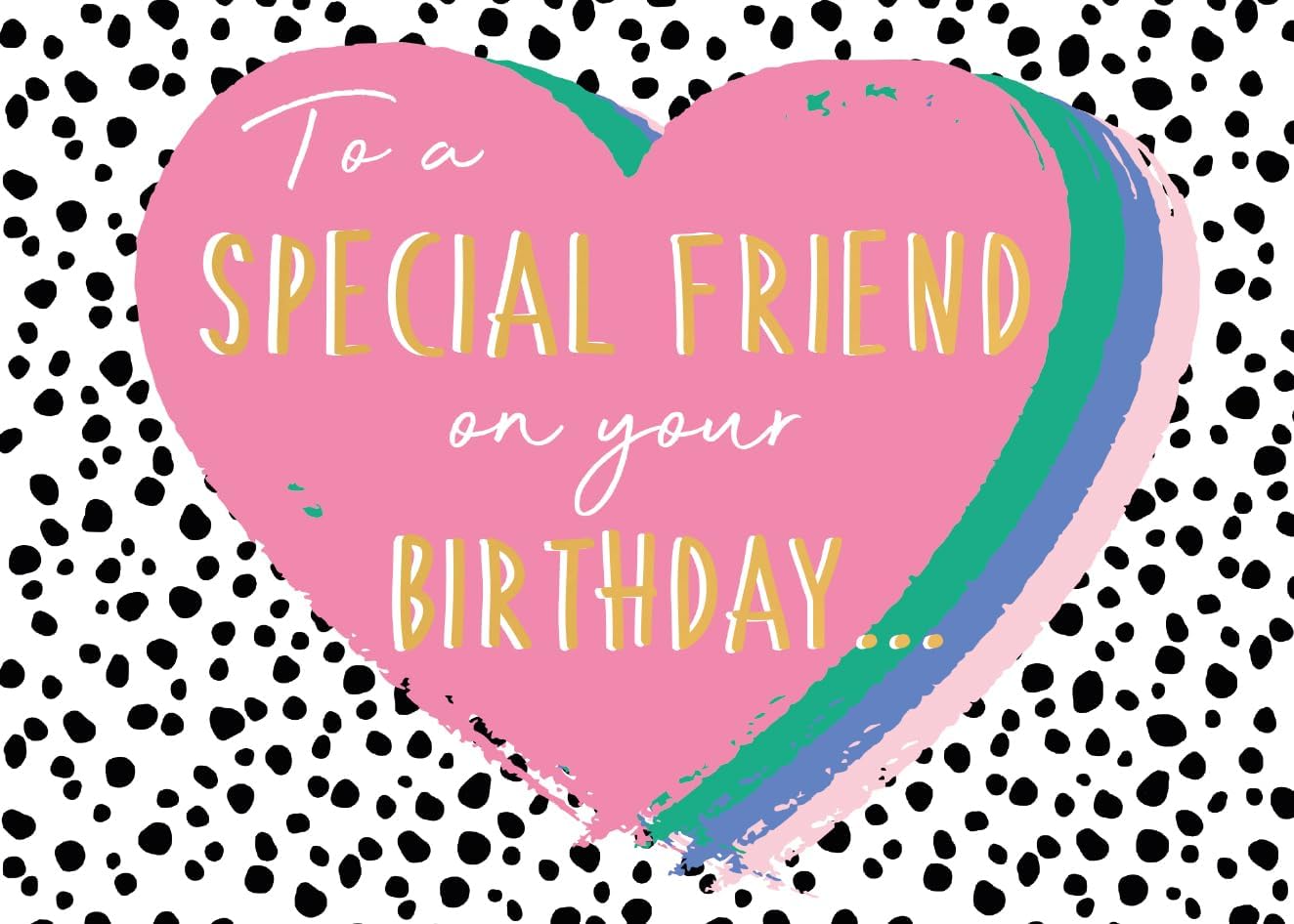 Special Friend Rainbow Love! 3D Pop Up Birthday Card