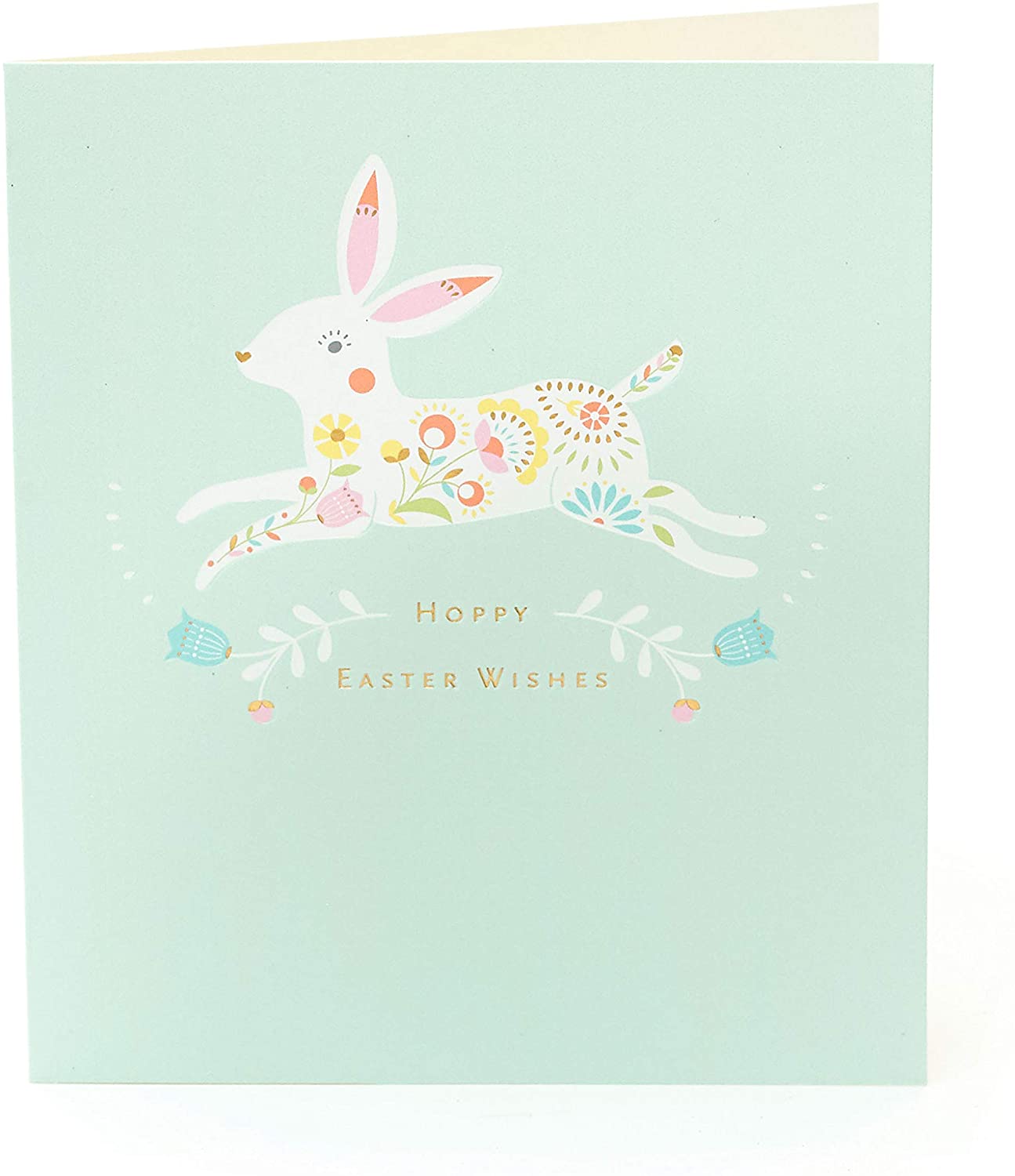 Bunny Hoppy Easter Wishes Greeting Card