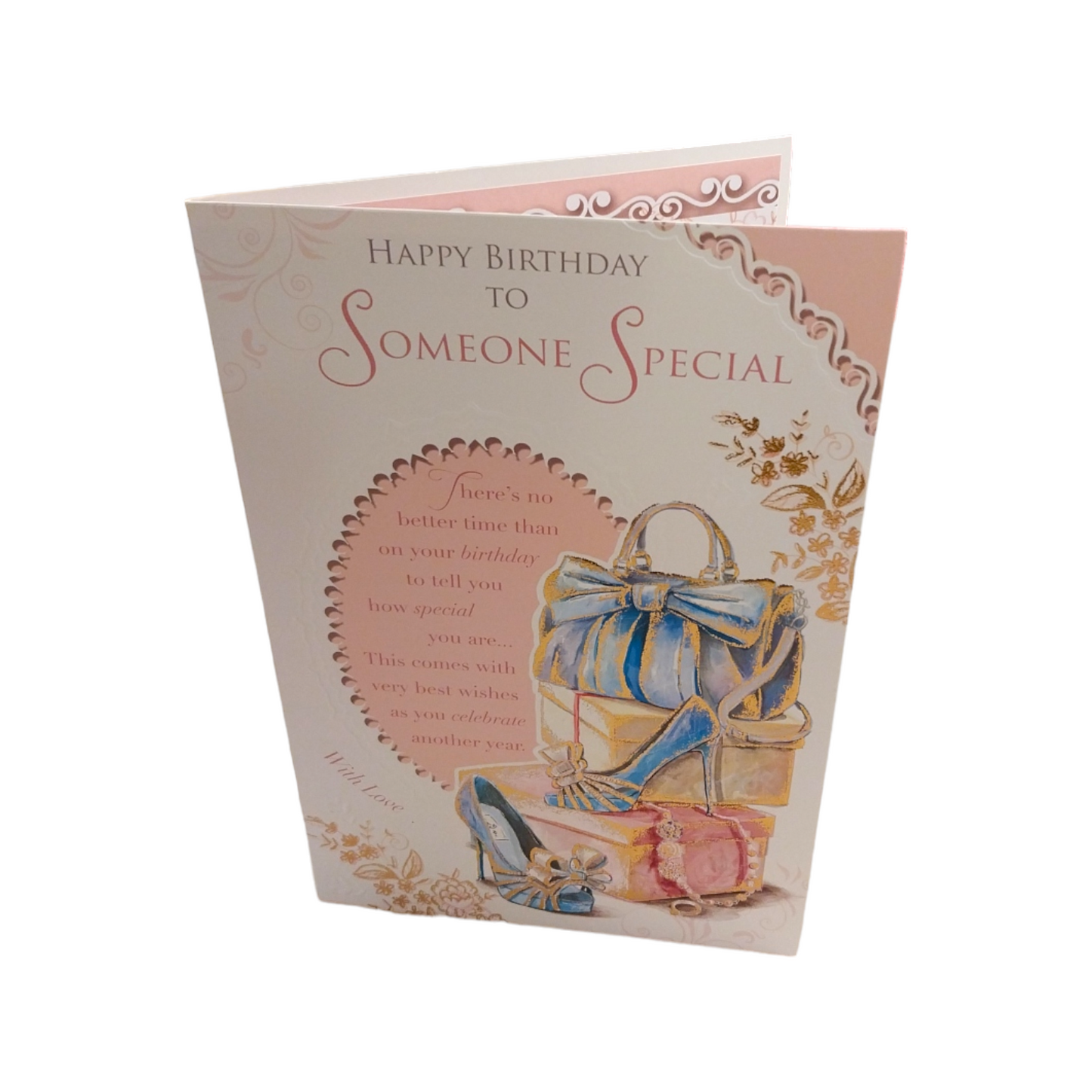 Happy Birthday To Someone Special Celebrity Style Foil Finished Greeting Card