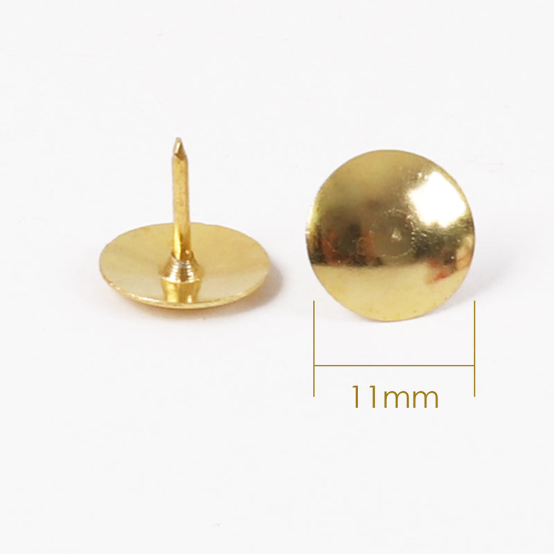 Pack of 1000 Golden Thumb Tack Push Pins