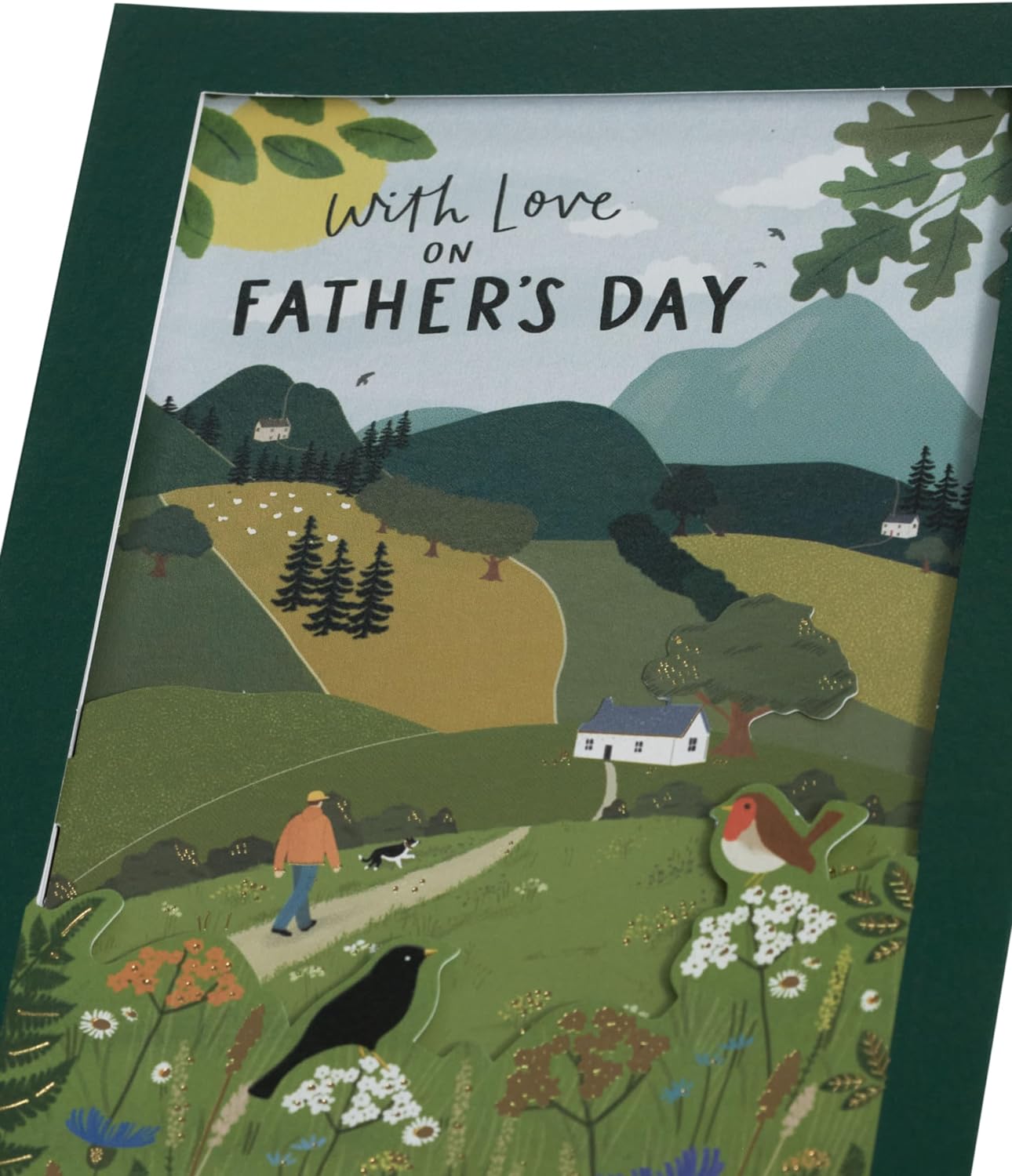 3D Landscape Design Father's Day Card