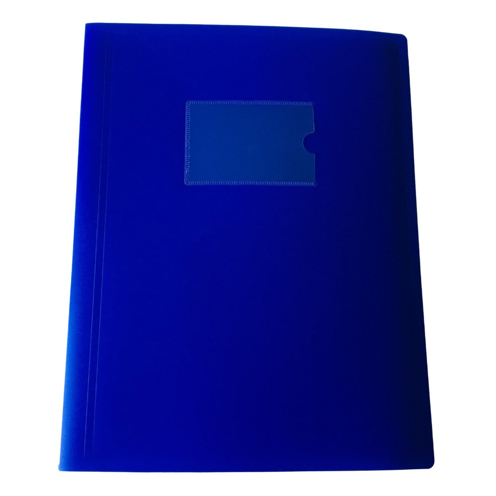 A4 Blue Flexible Cover 60 Pocket Display Book