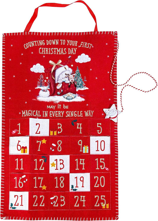 Me to You Tiny Tatty Teddy Hanging Advent Calendar Baby's First Christmas