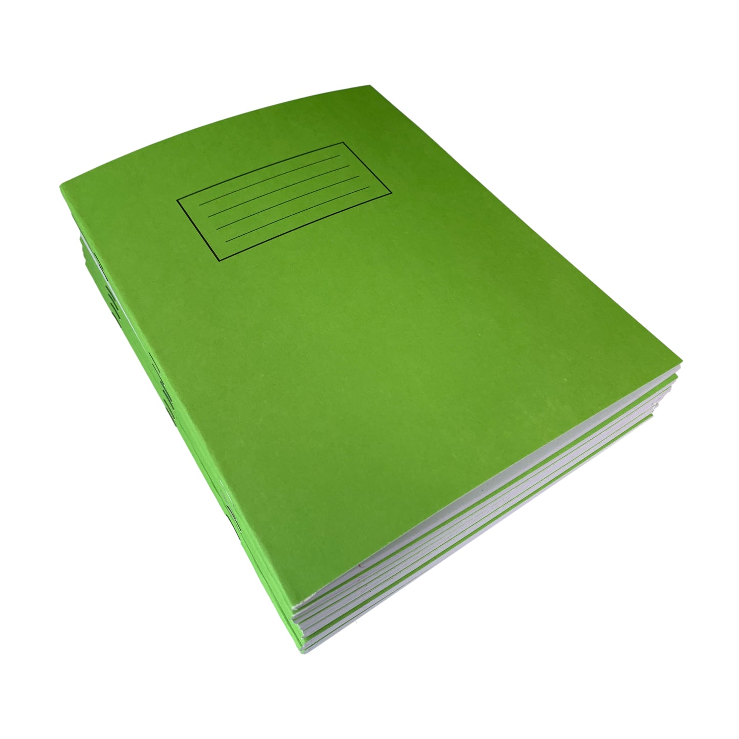 Janrax 9x7" Green 80 Pages Feint and Ruled Exercise Book