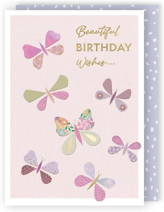 Contemporary Beautiful Wishes Butterfly-Tastic! Birthday Card