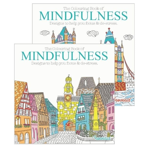 Single 21x21cm Mindfulness Colouring Book