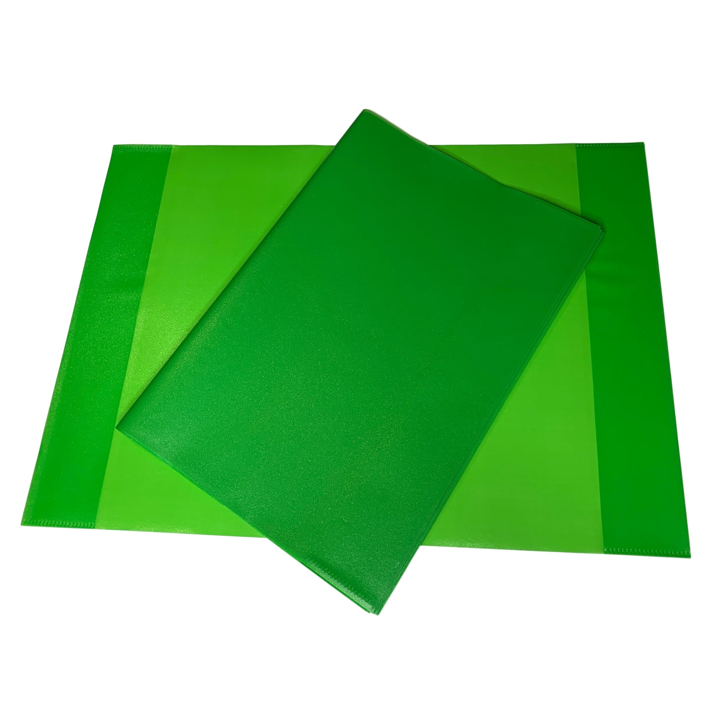 Pack of 10 A4 Frosted Green Exercise Book Covers