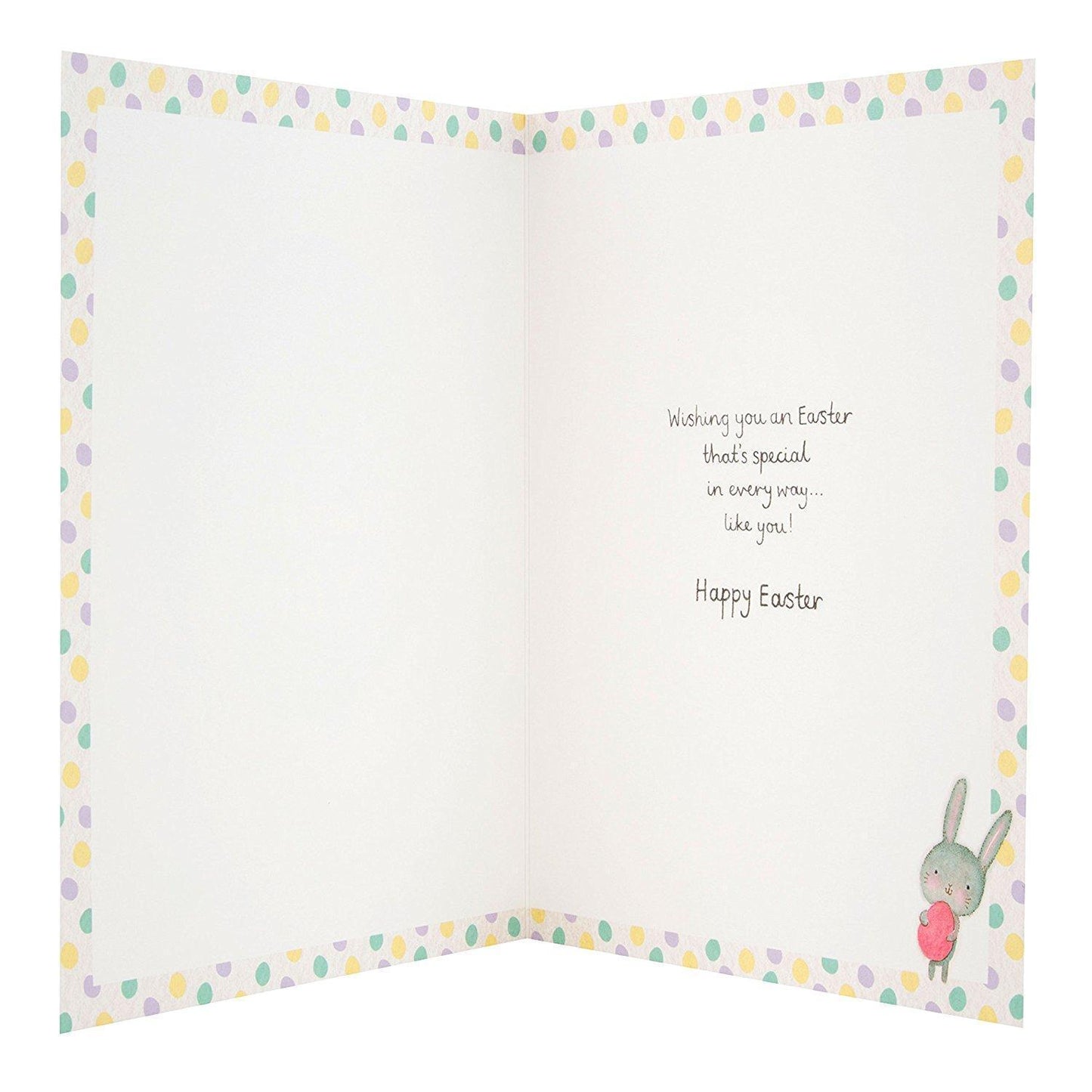 Cute Bunny 'Just For Her' Easter Card 