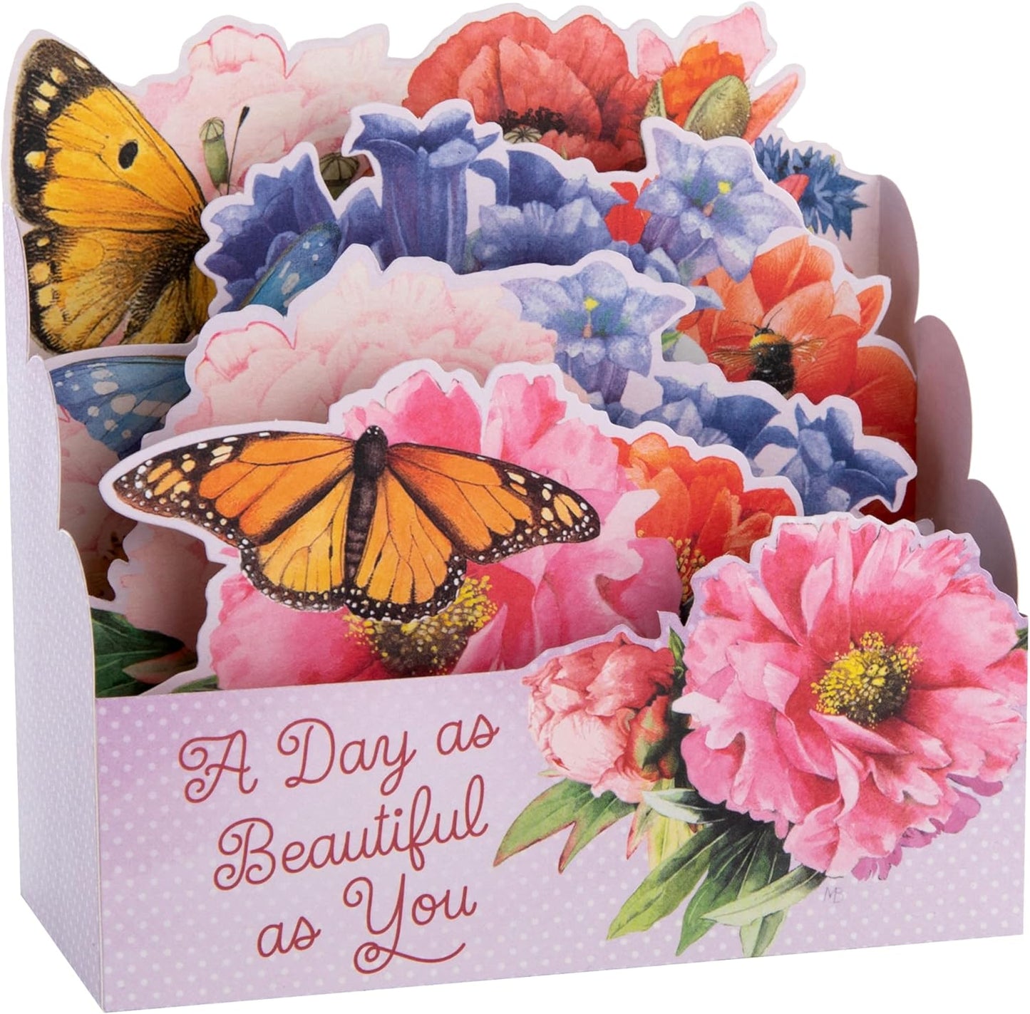 Marjolein Bastin 3D Pop-Up Flowers Design Paper Wonder Any Occasion Card