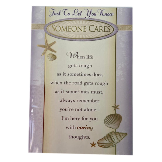 Someone Cares Encouragement Soft Whispers Card