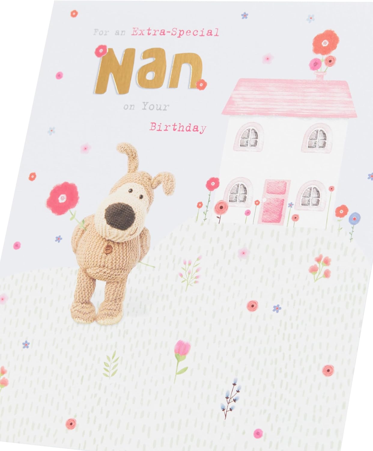 Boofle Near House Nan Birthday Card