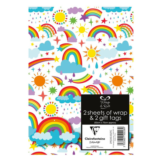 Rainbows Design 2 Sheets 2 Tags Set