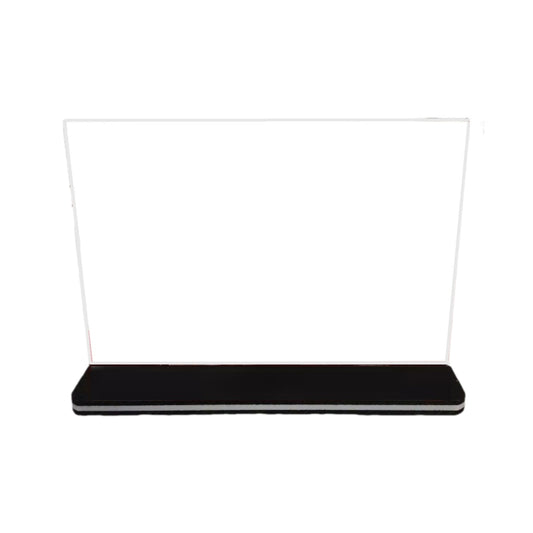 Horizontal Design Acrylic Sign Holder 15 x 10cm