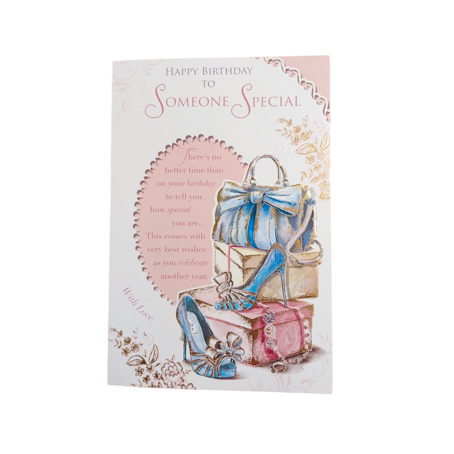 Happy Birthday To Someone Special Celebrity Style Foil Finished Greeting Card