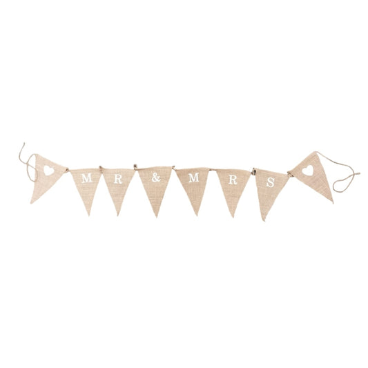 Mr & Mrs Hessian Bunting