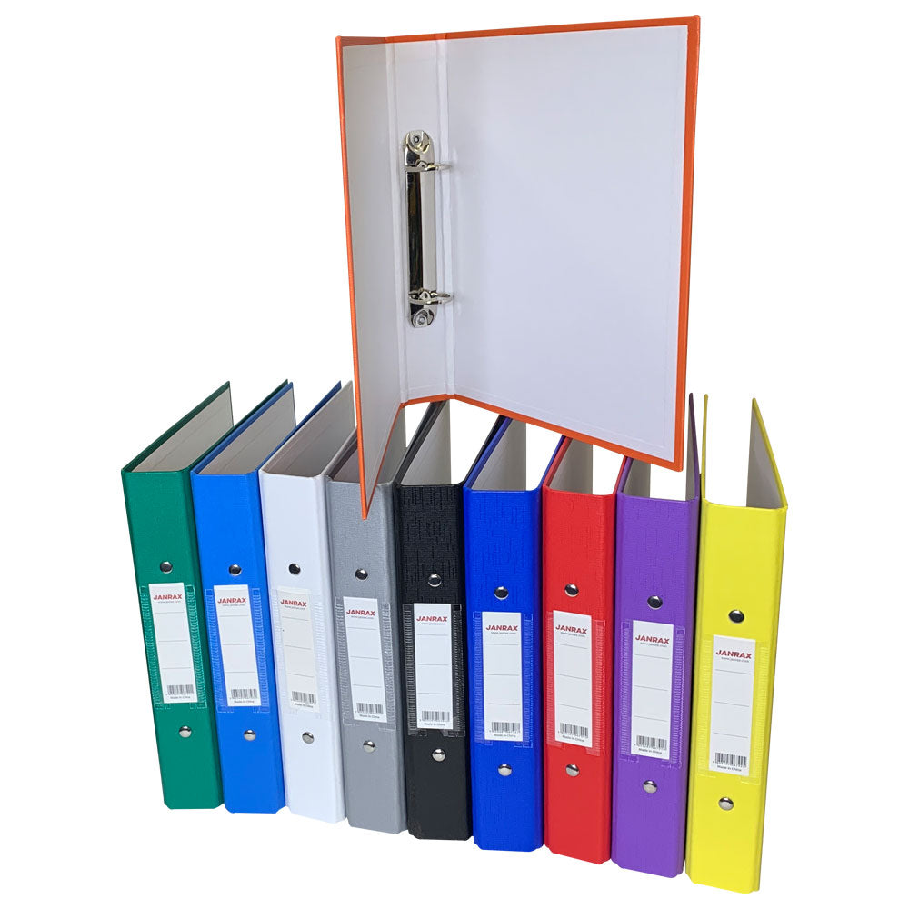 A5 Green Paper Over Board Ring Binder by Janrax