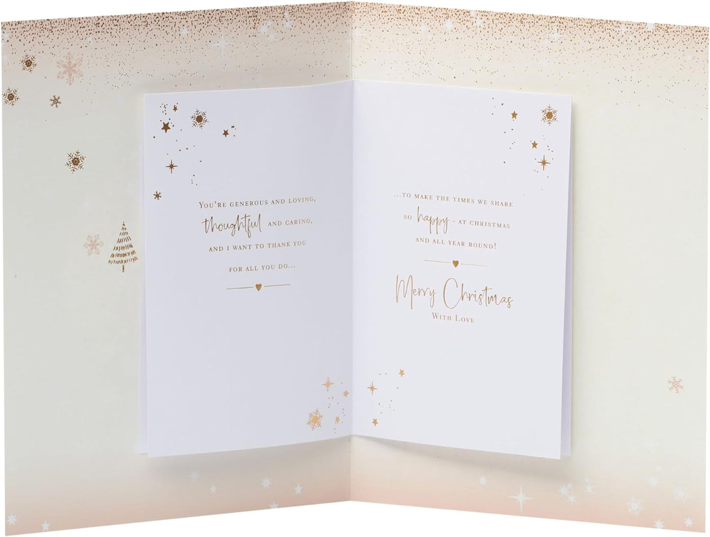 Intricate Snow Globe Design Mum Christmas Card