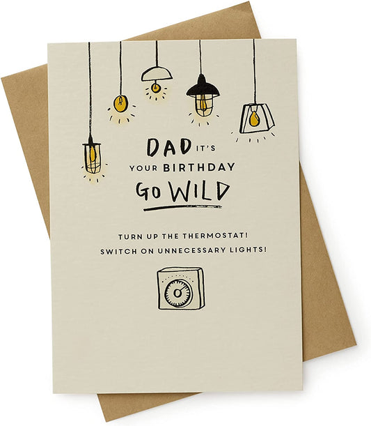 Kindred Range Dad Birthday Card from Son or Daughter 