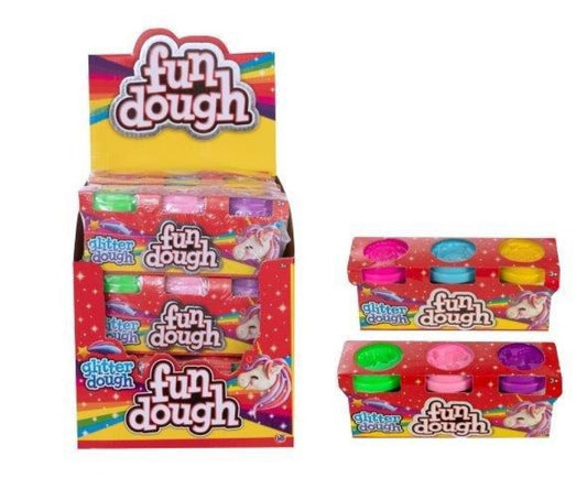 Pack of 3 Glitter Dough