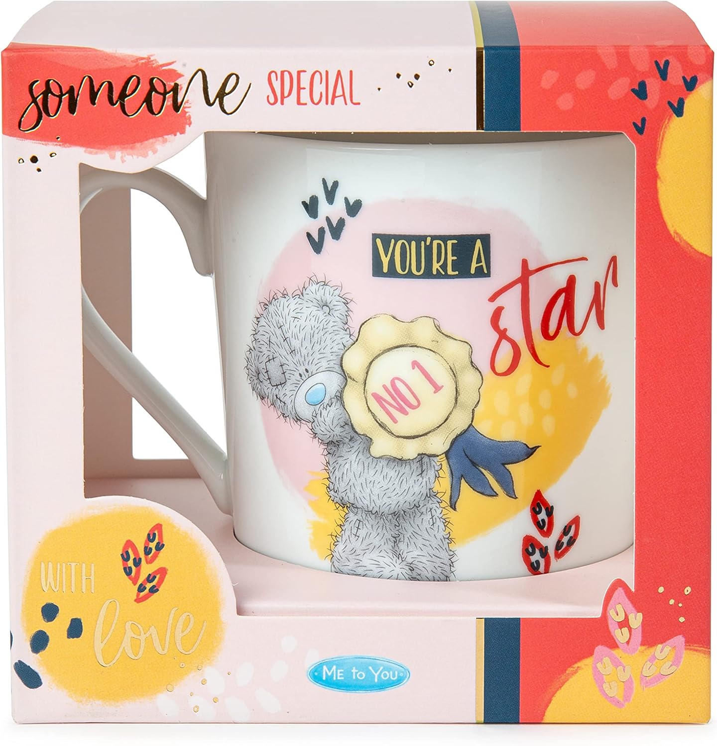 Me To You Bear You're A Star Boxed Mug Ceramic Congratulation, Thank You, Passed, Graduation Act  