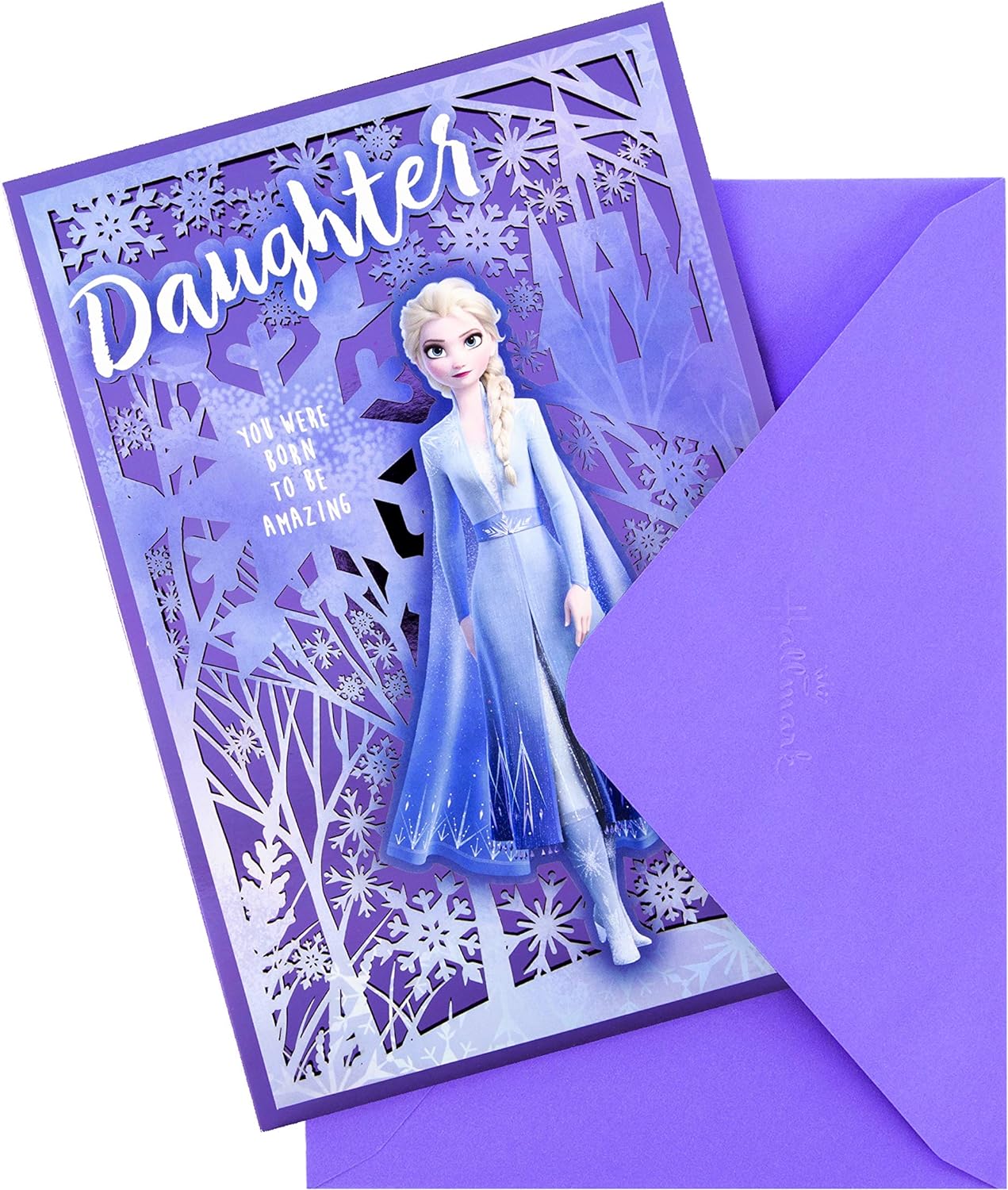 Disney Frozen 2 Design Christmas Card for Daughter