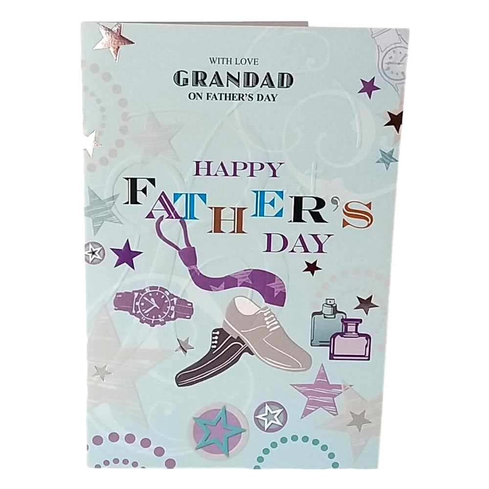 With Love Grandad on Father's Day card 