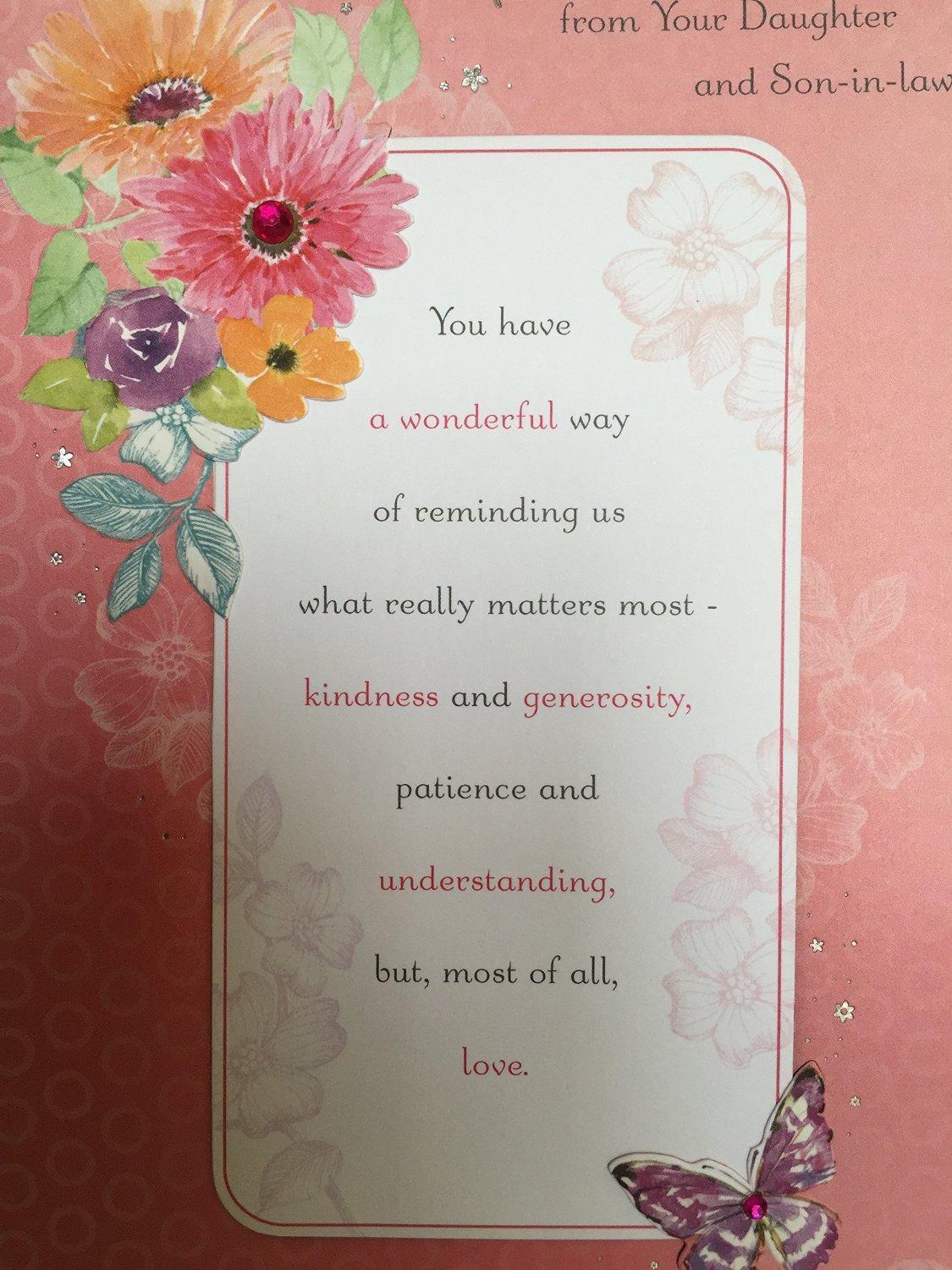 Special Mum From Your Daughter & Son-in-law Mother's Day Card