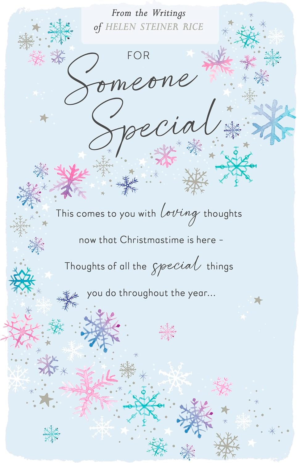 Helen Steiner Rice Someone Special Traditional Christmas Card