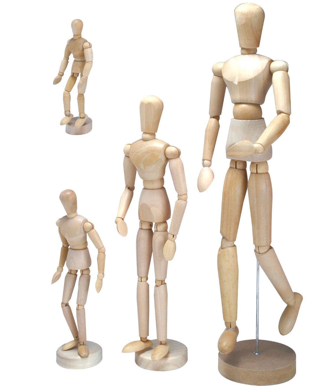 8" Wooden Manikin