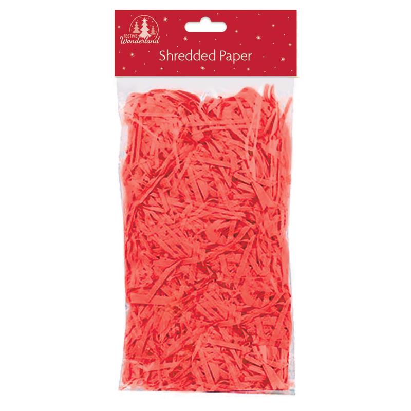 Red Shredded Tissue Paper