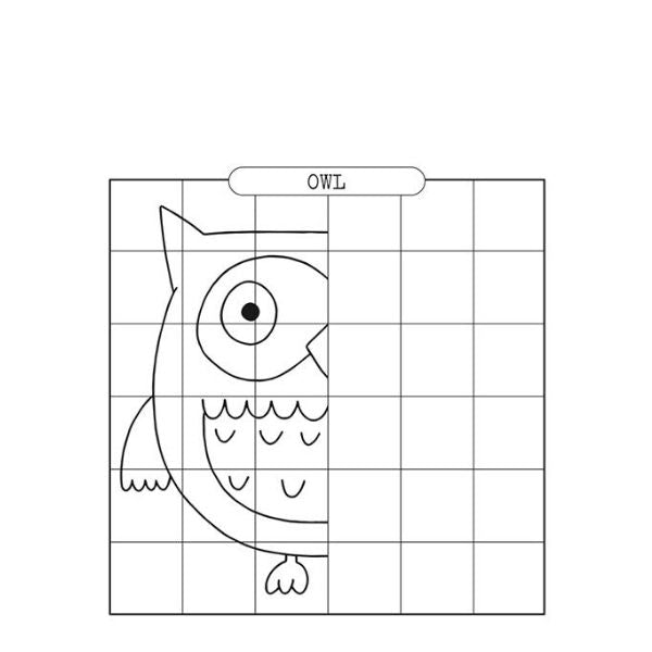 Mirror Drawing Activity Book 21x21cm