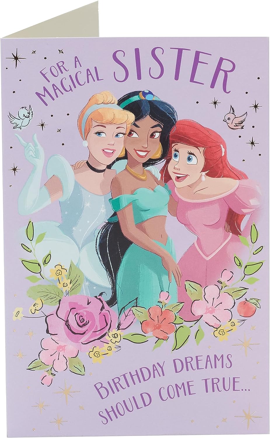 Disney Magical Princess Design Sister Birthday Card